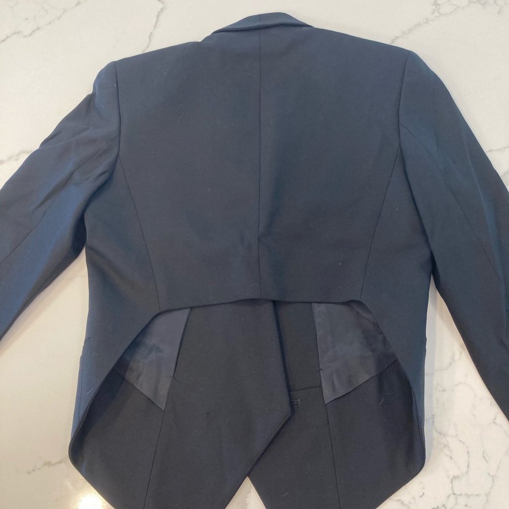 Asymmetrical Hem Tuxedo By Helmut Lang - image 3